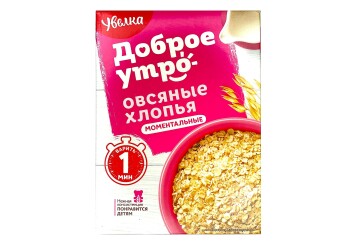 Увелка Хлопья Овсяные моментальные 400г Россия