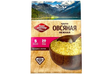 Агромастер Крупа Овсяная нежная 5*80г Россия