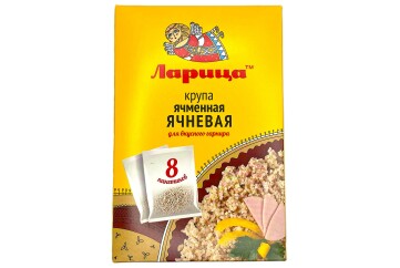 Ларица Крупа Ячневая 8*50г 400г Россия