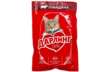 Дарлинг Корм д/кошек говядина 75г Россия