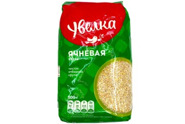 Увелка Крупа ячневая 600гр Россия