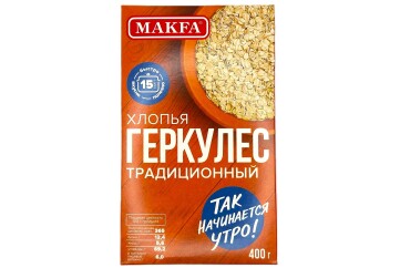 Макфа Хлопья Геркулес 400г Россия