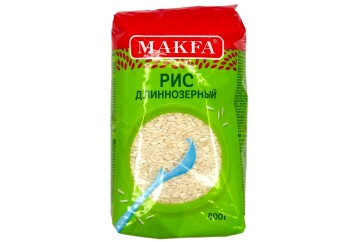 Макфа Крупа Рис Длиннозерный 800г Россия