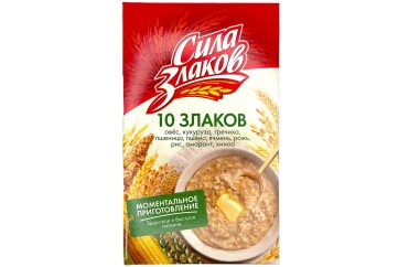 Сила злаков Хлопья 10 злаков 400г к/к Россия