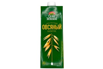 Село зеленое овсяный напиток 1л Россия