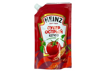 Хайнц Кетчуп 320г д/п Россия (супер острый)