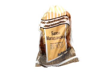 Батон Магаданский нарезанный 400г  Х/К Магаданский 