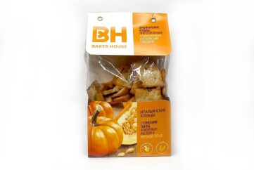 Бекер Хаус Хлебцы 250г Россия (с семенами тыквы, оливковым маслом и морской солью)