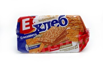 Елизавета Хлеб вафельный 80г Россия (ржаной с отрубями)