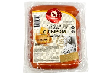 Элефант Сосиски с сыром Пармезан 385г Россия