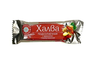 Мишкино Счастье Халва подсолн с арахисом в глазури 50г Россия