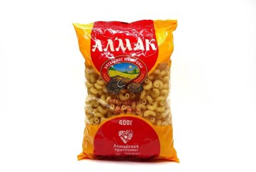 Алмак Макаронные изделия рожки витые 400г Россия