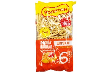 Роллтон Лапша яичная по-домашнему 400г Россия