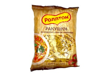 Роллтон Макаронные изделия в/с 400г Россия (ракушки)
