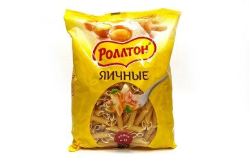 Роллтон Макаронные изделия яичные Перья в/с 400г Россия