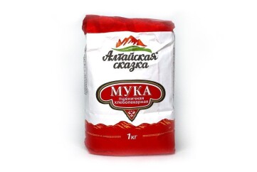 Алтайская сказка Мука пшеничная высший сорт 1кг Россия