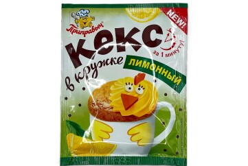 Приправыч Кекс в кружке лимонный 50г Россия