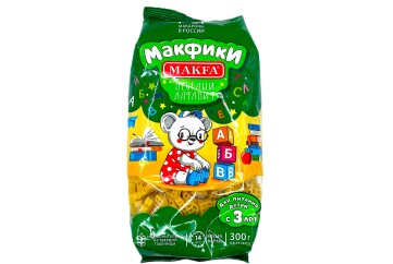 Макфа Макаронные изделия Веселый алфавит 300г Россия