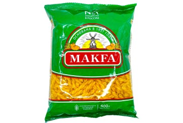 Макфа Макаронные изделия Косички 400г Россия