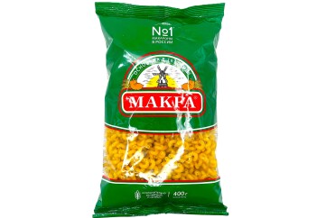 Макфа Макаронные изделия Витки высший сорт 400г Россия