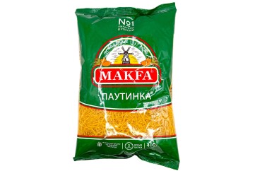 Макфа Макаронные изделия Паутинка высший сорт 400г Россия