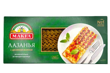 Макфа Макаронные изделия Лазанья высший сорт 500г Россия