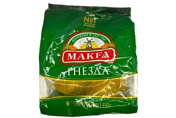 Макфа Макаронные изделия Капеллини (гнезда) высший сорт 225г Россия