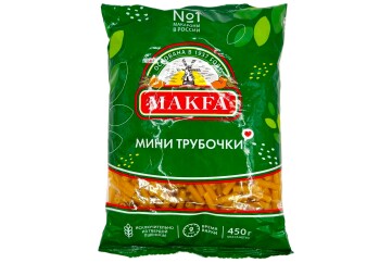 Макфа Макаронные изделия Пиколетти мини трубочки высший сорт 450г Россия