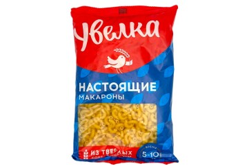 Увелка Макароные изделия Рожок гладкий 450г Россия