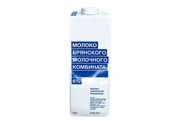 БМК Молоко 6% 0,975 мл Россия 