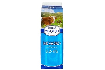 Добрая традиция Молоко отборное 3,2-4% 1л пюрпак ОАО ГМЗ 