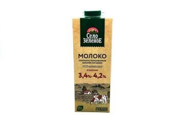 Село зеленое Молоко 3,4-4,2% 950мл Россия