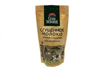 Село зеленое Молоко сгущеное  270г м/у  Россия