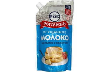 Рогачевъ Молоко сгущеное с сахаром 8,5% 650г дой пак  Беларусь