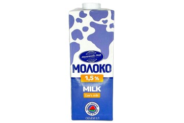 Молоко Молочный мир 1,5% 1л Беларусь