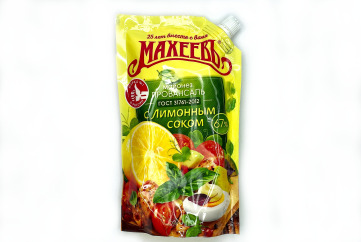 Махеевъ Майонез Провансаль с лимонным соком 380г м/уп Россия