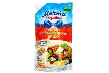 Мечта хозяйки майонез на перепелиных яйцах 336г Россия