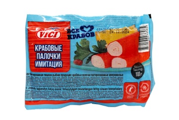Вичи Крабовые палочки 100 г Россия