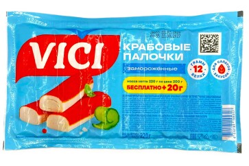 Вичи Крабовые палочки 220 г Россия