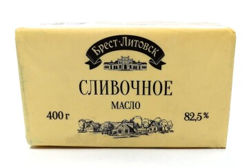 Брест- Литовск Масло сливочное 82,5% 400г Беларусь