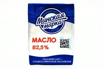 Минская марка Масло сливочное 82,5% 180г Россия