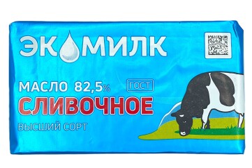 Экомилк Масло Сливочное 82,5% 330г Россия