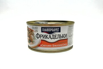 Главпродукт Фрикадельки в сметанно- томатном соусе 325г ж/б Россия