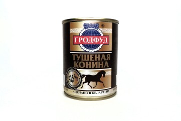 Гродфуд Конина тушеная 338г ж/б ключ Беларусь
