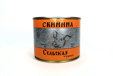 Потанино Свинина тушеная Сельская 525г ж/б Россия