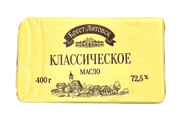 Брест- Литовск Масло сливочное 72,5% 400г Беларусь