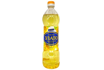 Злато Масло подсолнечное рафинированное 1 сорт 0,8л Россия