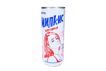 Милкис Напиток газированный 0,25л ж/б Корея (клубника)