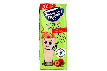 Большая кружка Коктейль молочный 200мл Россия (банан)