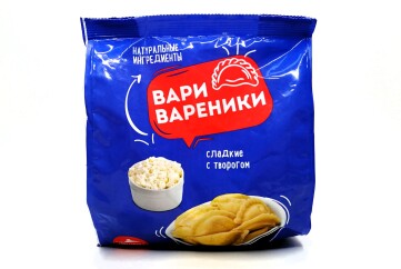 Милуша Вареники Вари с творогом 450г Россия